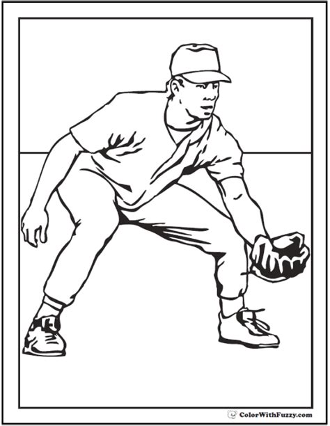 baseball coloring pages customize  print