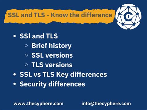 ssl tls protocols understanding  versions  differences