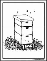 Beehive Hives sketch template