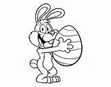 Pascua Conejo Pasqua Colorear Coniglietto Conejos Conejito Huevos Disegno Acolore Stampare sketch template