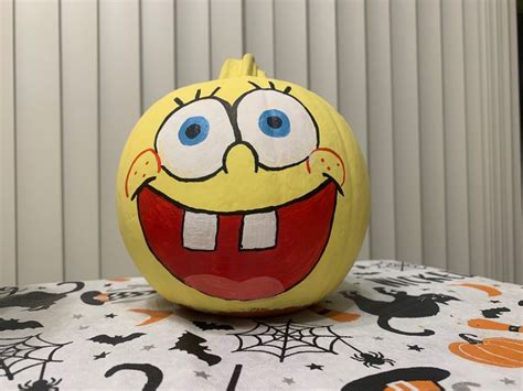 spongebob squarepants pumpkin   spongebob spongebob
