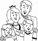 Family Coloring Pages Royal Proud Kids Royals Sky Template sketch template