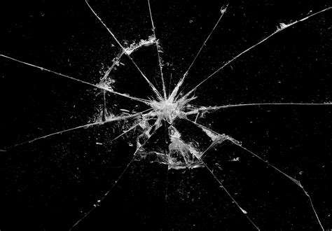 broken glass craked on black background hi resolution photo art abstract texture object design