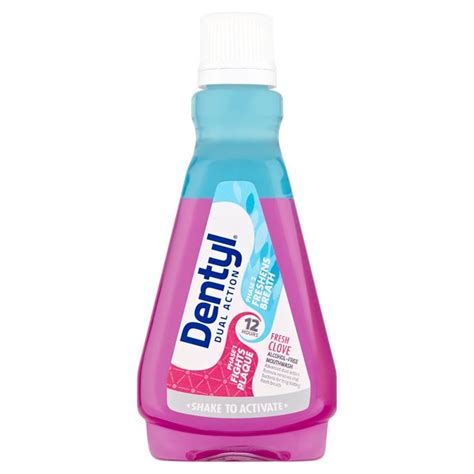 dentyl dual action cpc mouthwash fresh clove ocado