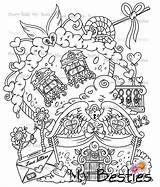 Town Flower Heart Where Baldy Digi Sherri Magical Stamp Instant Mybestiesshop sketch template