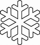 Snowflake sketch template