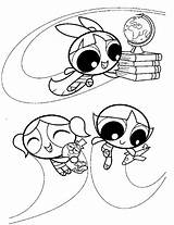 Coloring Powerpuff Girls Pages Cartoon Network Puff Sheets Power Ppg Kids Colouring Girl Printable Book Color Characters Powder ระบาย ภาพ sketch template