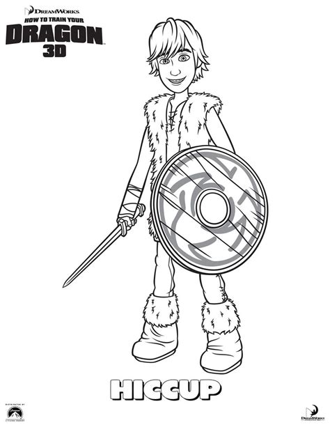 hiccup coloring pages hellokidscom