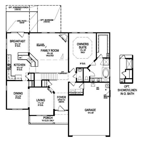 awesome centex homes floor plans  home plans design