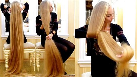 Floor Length Blonde Hair