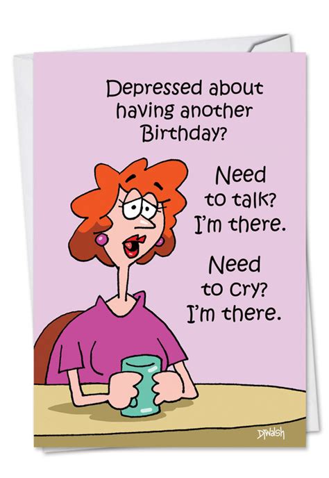 i m there cartoons birthday greeting card d t walsh