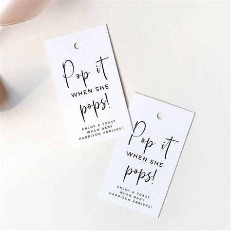 pop    pops tag template printable modern baby etsy canada