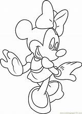 Mouse Minnie Coloring Pages Walking Coloringpages101 Pdf Color Cartoon sketch template