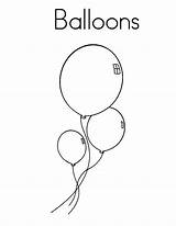 Balloon Coloring Globos Kids Para Colorear Dibujos Dibujo Pages Children sketch template