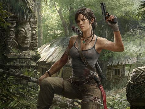 Image Tomb Raider Tomb Raider 2013 Lara Croft Warrior Girls Singlet