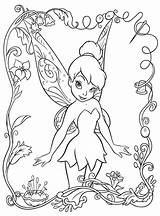 Tinkerbell Disney sketch template