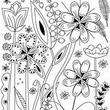 Coloring Flower Printable Freebies Guest Lila Mein Park Freebie Ausdruckbare Meinlilapark sketch template