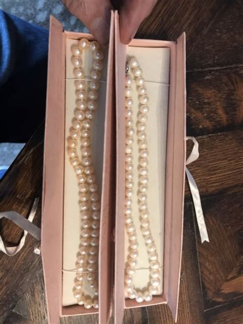 2 Daxi Pearl Necklaces Fine Jewelry 16” Ebay