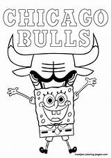 Coloring Pages Nba Bulls Chicago Michael Jordan Basketball Spongebob Team Print Color Kids Boys Browser Window Library Clipart sketch template