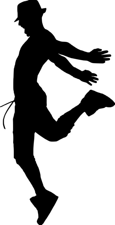silhouette dancer isolated · free vector graphic on pixabay