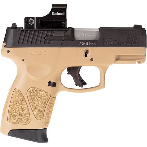 taurus gc toro mm tanblack centerfire pistol  red dot academy
