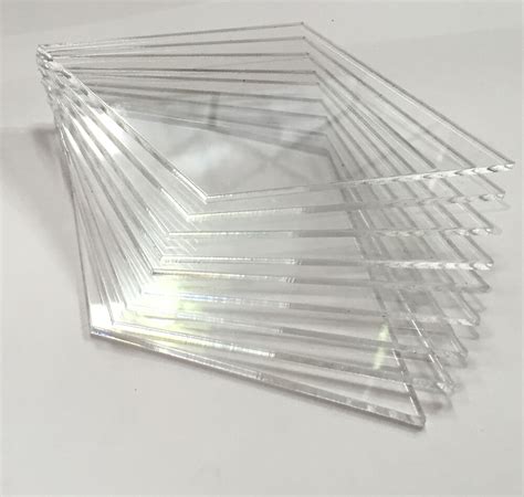 Clear Perspex Acrylic Sheet Cut To Size Panels Plexiglass A0 A1 A2 A3