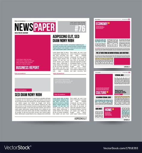 tabloid newspaper design ideas