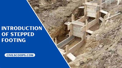 stepped footing house foundation  slope   build  foundation
