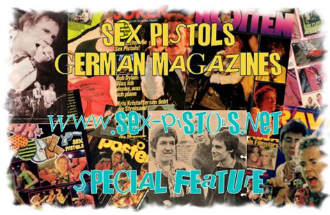 God Save The Sex Pistols West Germany Magazine Archive