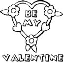 printable valentine coloring book pictures