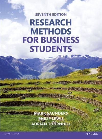 research methods  business students mark saunders