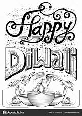 Diwali Happy Sketches Clipart Paintingvalley sketch template