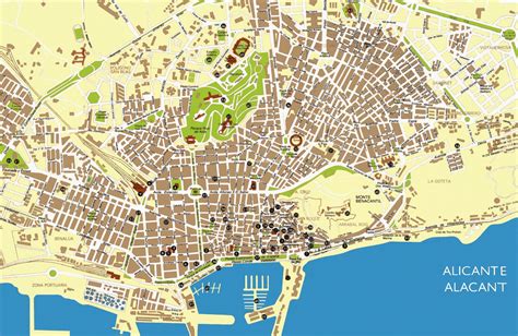 mapas de alicante espanha mapasblog