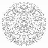 Pages Coloring Symmetrical Mandala Color Getdrawings Getcolorings sketch template