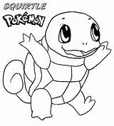Squirtle Coloring Pages Pokemon Printable sketch template