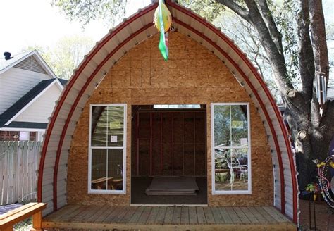 build  arched cabin    home design