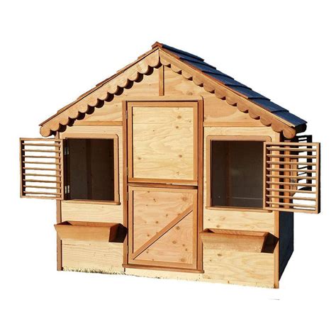 canadian playhouse factory  ft   ft  alexandras cottage playhouse kit  cedar