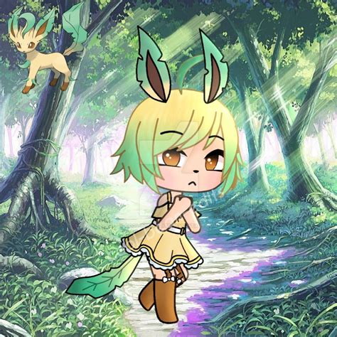 leafeon gacha edit  cool bean edits  deviantart