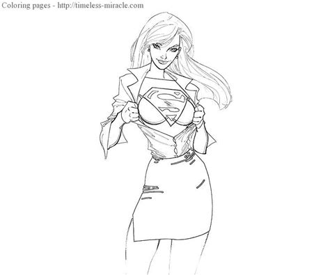 girl superhero coloring pages photo  timeless miraclecom