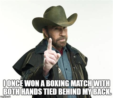 chuck norris finger meme imgflip