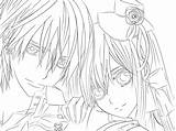 Coloring Vampire Knight Pages Popular sketch template