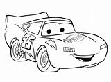 Coloring Cars Pages Disney sketch template