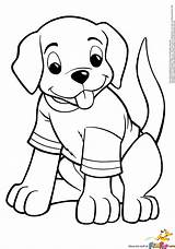 Coloring Pages Puppy Sad Puppies Baby Getcolorings Cute sketch template