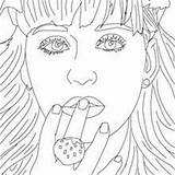 Katy Perry Coloring Pages Close Hellokids Printable sketch template