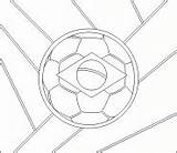 Brazil Coloring Football Pages Kids sketch template