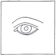 eye template art lessons templates crafts