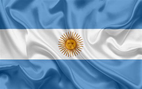 descargar fondos de pantalla bandera argentina argentina america del sur la seda la bandera