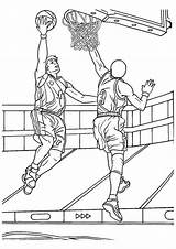 Coloring Basketball Pages Printable Oklahoma Player Dunk Print Boys Slam Color Colouring Getcolorings Getdrawings Popular Delighted College sketch template