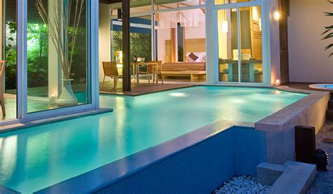 luxury  bed villa  private pool aleenta phuket resort spa