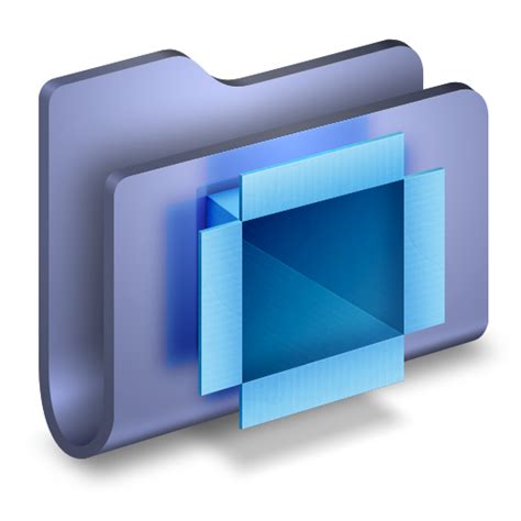 dropbox map pictogram  alumin folders icons